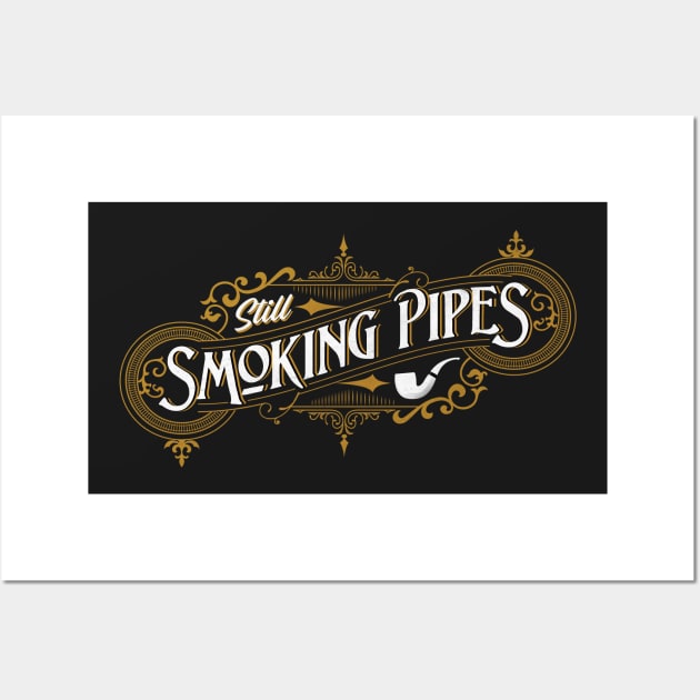 Classic Still Smoking Pipes Wall Art by annapeachey